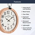 thumbnail image 4 of American Clock Co. Vintage Pocket Watch Wall Clock - 19", 4 of 6