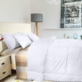 thumbnail image 4 of All Season Goose Down Alternative Double-Fill Comforter -, Twin/Twin XL, White, 4 of 9