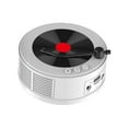 thumbnail image 3 of Mini altavoz tocadiscos con radio multifunción para mesita de noche, encimera y mesita de noche, 3 of 9