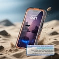 thumbnail image 5 of Dteck for Apple iPhone 17 Case IP68 Waterproof, Magnetic Clear Water Proof Built-in Screen Protector Shockproof Dustproof Snowproof Full Body Rugged Underwater Phone Case, Orange, 5 of 9