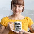 thumbnail image 2 of I'm Not a Superhero, I'm a Mom with a Psychology Degree, White 15oz Ceramic Mug, 2 of 5