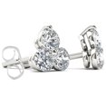 thumbnail image 2 of 1/4 Carat T.W. Diamond 10kt White Gold Three-Stone Stud Earrings, 2 of 5