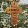 thumbnail image 4 of Lifesong Milestones Wood Hanging Cherry Mini Cross for Christian Home Decorations, 4 of 7