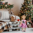 thumbnail image 6 of Gqtwoy 18 Inch Doll Clothes Christmas Dress, Glossy Doll Outfit, Holiday Dress Up Costume, Unique Design for 18 Inch Dolls, Perfect Gift for Ages 3 to 6, 6 of 6