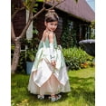 thumbnail image 2 of Trajes de Princesa TYHTYM para Niñas Pequeñas para Halloween y Navidad (Tiana, 4-5T), 2 of 3