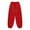 Red, variant on HomeDM Women's Jogger Sweatpants with Pockets Baggy Lounge Sweat Pants Gray Casual Drawstring High Waisted Size L