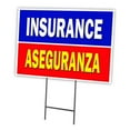 thumbnail image 1 of SignMission C-1216-DS-Insurance Aseguranza 12 x 16 in. Outdoor Plastic Window Yard Sign & Stake - Insurance Aseguranza, 1 of 1