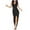 Black, variant on IROINNID Sundress For Women Camis Evening Dress Sleeveless V-Neck Dress Ankle-Length Solid Color Dress