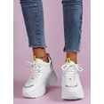 thumbnail image 2 of Women's Wedge Heel Platform Height-increasing Sports Shoes, 2 of 4