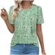 thumbnail image 1 of Pantalones Cortos para las Mujeres Sexy Cuello Redondo de Moda Casual de Manga Corta de Poliéster, Blusa de Verano de Primavera para el Uso Diario, 1 of 5
