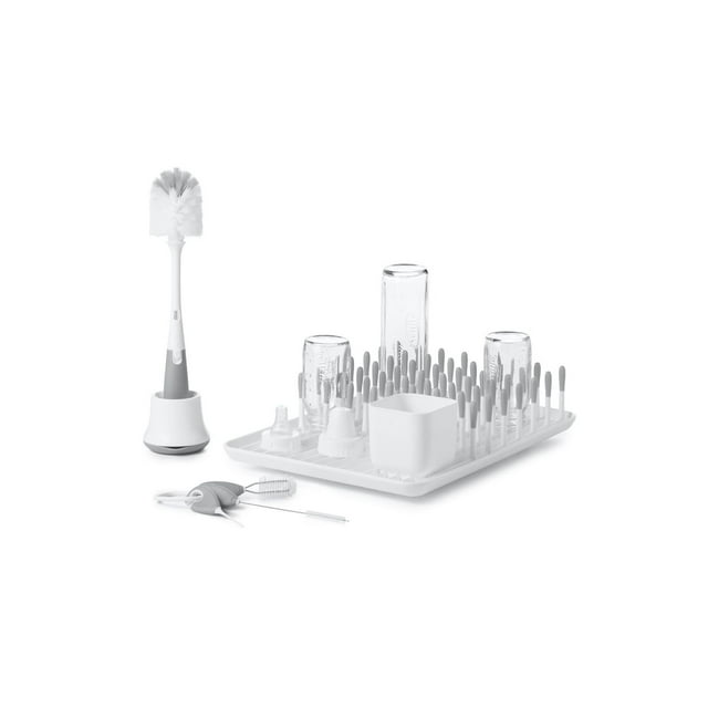 Set de limpieza OXO Tot Bottle & Cup gris sin BPA
