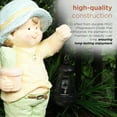 thumbnail image 4 of Alpine Corporation Solar Boy Statue Holding Lantern With LED Light, 4 of 13