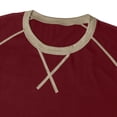 thumbnail image 7 of Cmfcve Men's Crew Neck Raglan Long Sleeve Tops Casual Loose Fit Athletic T-Shirt Fall Workout Running Pullover Shirts, 7 of 7