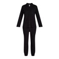 thumbnail image 3 of No Boundaries Micro Fleece Pajama Shirt and Pant set, 2-Piece, Sizes XS-XXL, 3 of 5