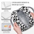 thumbnail image 3 of Fotbe Seamless Pattern Cute Panda Bolsa de Almuerzo con Estampado, Lonchera Aislada, Contenedor de Comida Reutilizable Tipo Cooler a Prueba de Fugas, 3 of 6