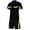 Black, variant on Manyakai Men Soccer Referee Athletic Uniform Soccer Competition Jersey And Shorts Set with Pockets Blue 3XL