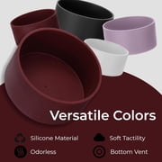 Black Cherry for Owala Water Bottle Charm & 2PCS Silicone Boot for Owala 20/24/30/32/40 oz, Perfect Water Bottles Accessories Set Pendant for Owala