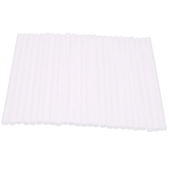 50 piezas de varillas de plástico blancas para tartas, para construcción y apilamiento de tartas escalonadas (0,4 pulgadas de diámetro y 9,5 pulgadas de largo)