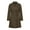 Coffee, variant on Womens Wool Blend Pea Coat Fashion Winter Dressy Overcoat Single Trench Jackets,Red L