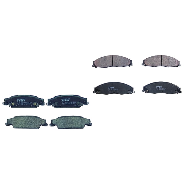 Set Balatas TRW Bajos Metales 2003 A 2007 Cadillac Kit Completo
