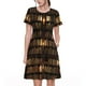 thumbnail image 1 of Fotbe Bookshelves Vestido Largo de Moda para Mujer, Vestido Tipo Camiseta con Manga Corta y Estilo Casual a Rayas y Bloques de Color, 1 of 6