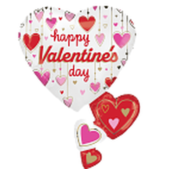 LRG SHP XL STN HVD DANGLING HRTS