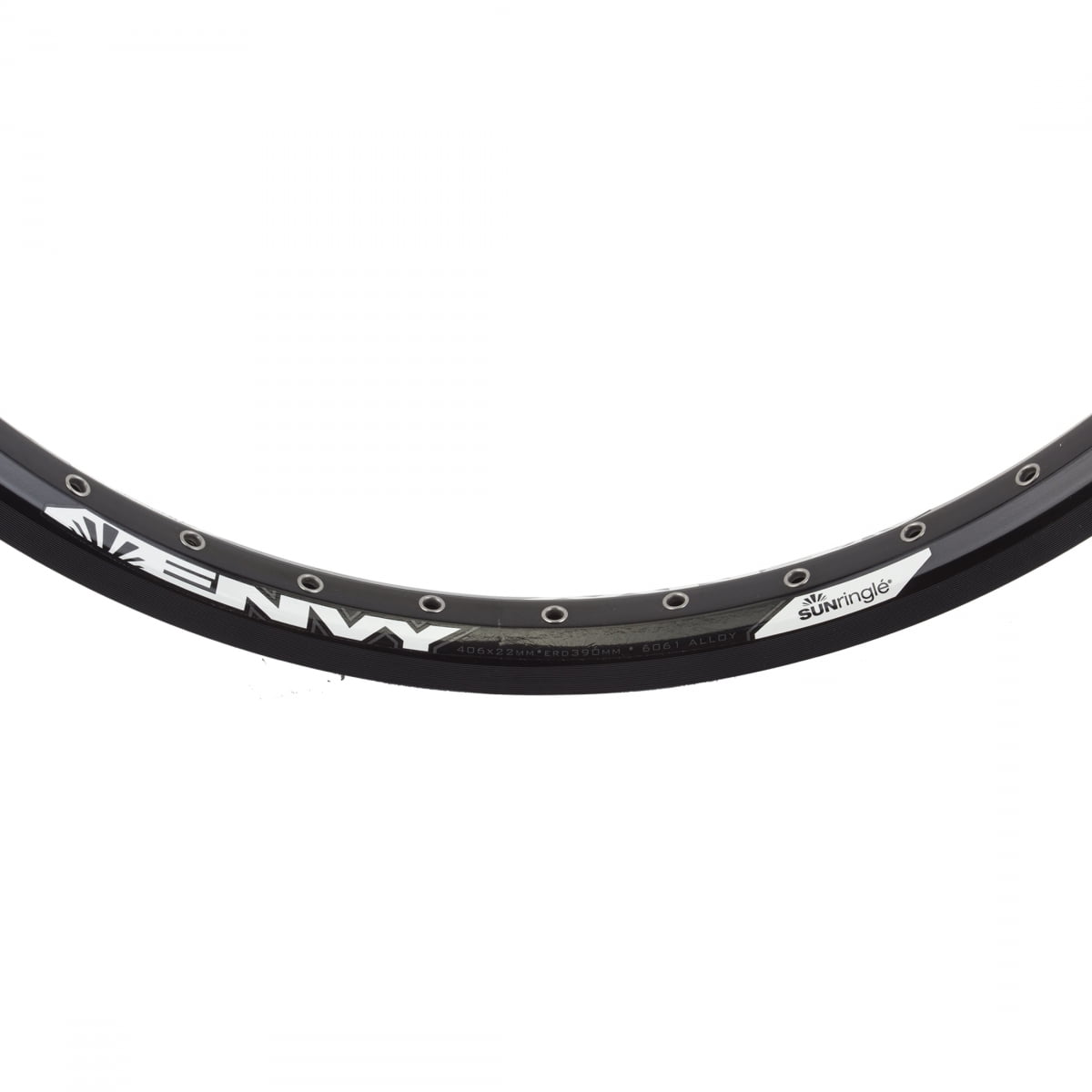 Sun Ringle Rim Sun 20 406X21 Envy-Rr 36 Bk/Msw W/Eye Weld