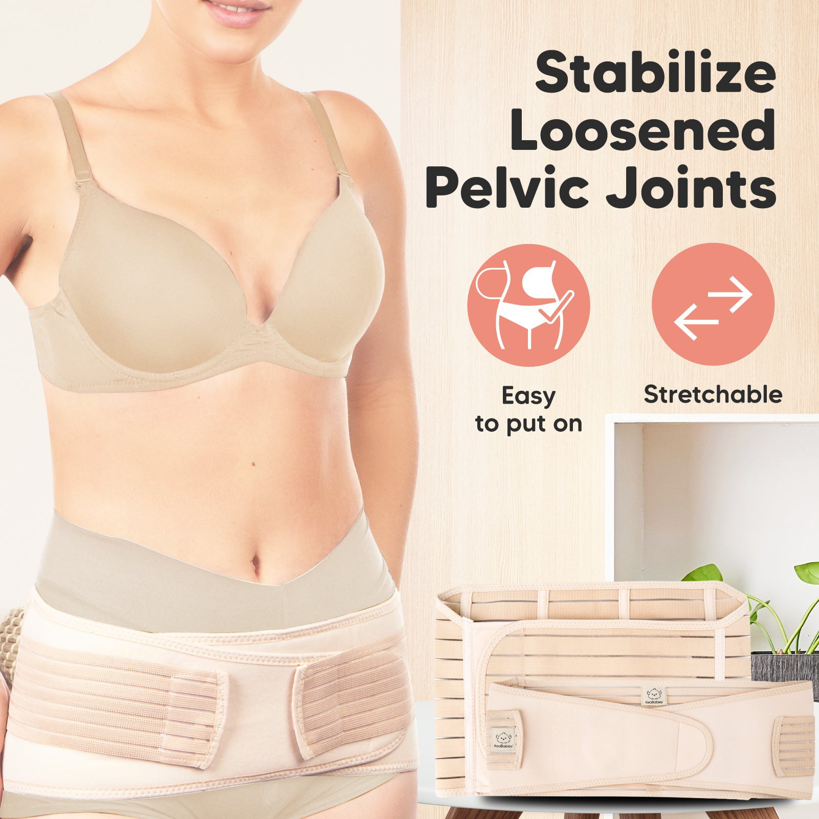 Revive 3-in-1 Postpartum Recovery Support Belt – KeaBabies