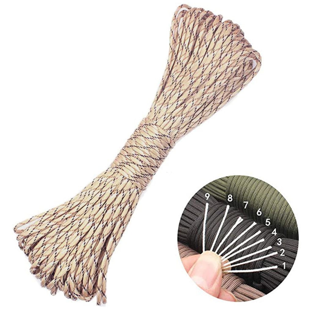 【JCXAGR】High Strength 4mm 9core 350 Tent Rope Outdoor Camping