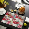 thumbnail image 4 of Pioneer Flower Floral Print Pattern Summer Placemats Table Placemats Set Of 4-Linen Kitchen Washable Placemats Table Mats 12x18 Inch Non-Slip Heat Resistant, 4 of 6