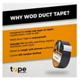 thumbnail image 2 of WOD DTC10 Advanced Strength Industrial Grade Tan (Beige) Duct Tape, 6 inch x 60 ft. Waterproof, UV Resistant For & Home Improvement, 2 of 9