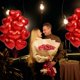 thumbnail image 3 of Broeify Globos de corazón rojos de foil mylar, 32 piezas, 46 cm, 3 of 6