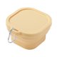 thumbnail image 2 of Tazón plegable Recipiente de almacenamiento de alimentos portátiles para la mochila para estudiantes de cocina Amarillo, 2 of 8