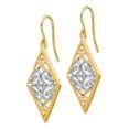 thumbnail image 2 of 14K Two-Tone Gold Earring Drop & Dangle Women'S 39 mm 14, 2 of 3