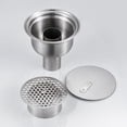 thumbnail image 4 of Industrial Stainless Steel Floor Drain Fast Drainage Circular Design Easy Maintenance DN75, 4 of 8