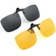 thumbnail image 1 of Lentes de sol polarizados CAXMAN con clip y diseño abatible, juego de 2 (Negro + Amarillo), 1 of 6