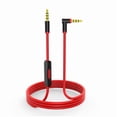 thumbnail image 3 of Replacement Audio Cable Cord Wire, Compatible with Beats Headphones Studio Solo Pro Detox Mixr Executive Pill with in Line Mic and Control (Black), 3 of 10