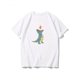 thumbnail image 1 of Cute And Fun Dinosaur Print T-Shirt Made of Pure Cotton, Comfortable, Breathable, And Trendy Short Sleeves., 1 of 8