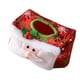 thumbnail image 5 of Funda para caja de pañuelos navideña, contenedor para servilletas, tamaño grande, soporte para encimera Rojo, 5 of 6