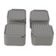 thumbnail image 3 of Elevador de Muebles Ticfox 4 Piezas de Goma Cuadrada 2 Pulgadas Gris, 3 of 14