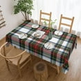 thumbnail image 2 of Christmas Tablecloth 60x84 for Rectangle Tables - Waterproof Holiday Decoration Table Cloth - Washable Wipable Fabric Table Cover for Kitchen, Indoor and Outdoor, 2 of 6