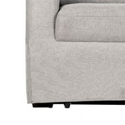 Serta Hanson Modern Farmhouse Convertible Sofa with Queen Size Sleeper, Linen Fabric