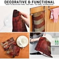 thumbnail image 3 of American Flag Grunge Tea Towels Set of 1 Washington Capitol Buliding Kitchen Dish Cloth with Hanging Loop, 18"x28"Lint-Free Absorbent Towel for Kitchen Drying Wiping and Cleaning, 3 of 6