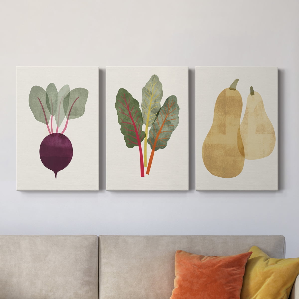 Organic Veg IX Premium Gallery Wrapped Canvas - Ready to Hang - 18 x 27 Each