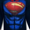 thumbnail image 3 of DC Comics Man Of Steel Navy Blue Zip-Up Hoodie Sweatshirt | M, 3 of 3