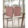 thumbnail image 4 of nqOlkjepod Country Star Chair Covers Set of 6, Decorative Chair Back Cover, Farmhouse Red Buffalo Plaid Rustic Dining Room Chair Slipcovers Removable Chair Protectors Covers for Party Banquet, 4 of 7