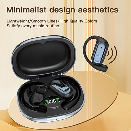 Lemohome AI Translator Earbuds Real Time Accents Earbuds Charging Case Android Compatible