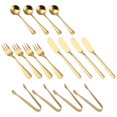 thumbnail image 1 of Cheese Butter Spreader Knives Set 16 Pieces Charcuterie Accessories Stainless Steel Butter Knives Se, 1 of 5