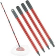 thumbnail image 2 of HSAPOW-Spin Mop Handle Replacement Compatible with O Cedar Spin Mop and Bucket, 4-Section 30 to 58 Inchs Mop Replace Handle, Mop Stick for Floor Cleaning, Mop Head and Base not Include, 2 of 4