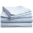 thumbnail image 1 of 300 Thread Count Egyptian Cotton Solid Sheet Set Light Blue / Twin XL, 1 of 1
